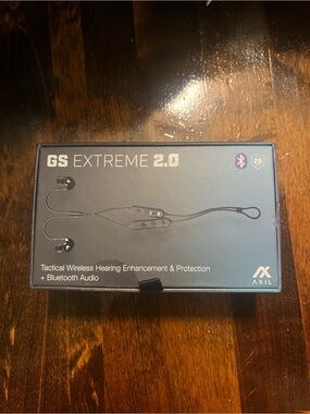 Brand new, still sealed GS Extreme 2.0 Tactical Wireless Earbuds - Black